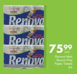 Save Renova Maxi Absorb Plus Paper Towels offer