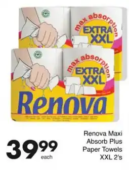 Save Renova Maxi Absorb Plus Paper Towels offer