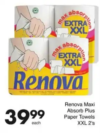 Save Renova Maxi Absorb Plus Paper Towels offer