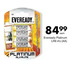 Save Eveready Platinum LR6 (AA) offer