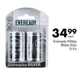 Save Eveready R20pp Blister Size D offer