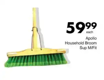 Save Apollo Household Broom Sup M/Fit offer