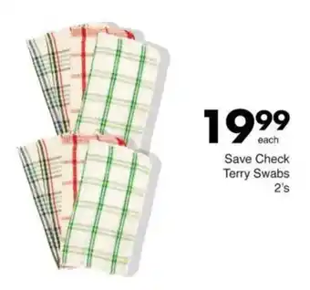 Save Save Check Terry Swabs offer