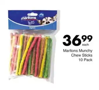 Save Marltons Munchy Chew Sticks offer