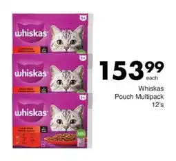 Save Whiskas Pouch Multipack offer