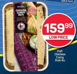 Pick n Pay PnP Chicken Curry Roti offer