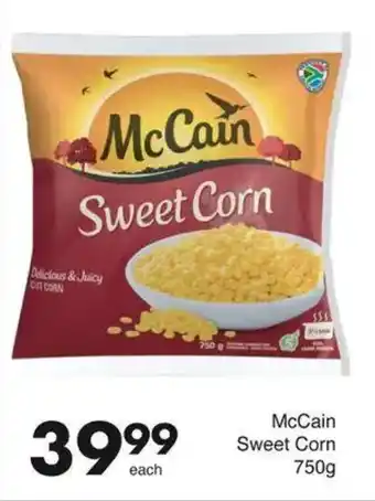 Save McCain Sweet Corn offer