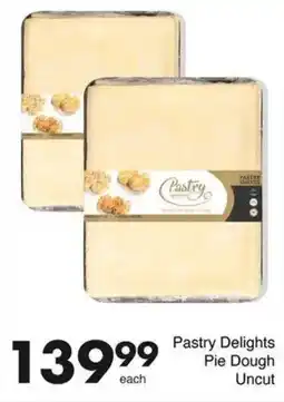 Save Pastry Delights Pie Dough Uncut offer