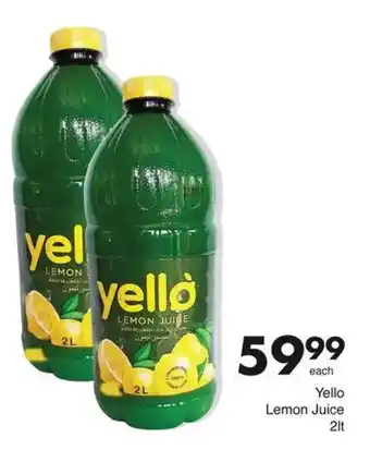 Save Yello Lemon Juice offer