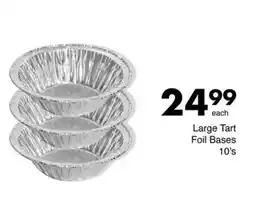 Save Large Tart Foil Bases offer