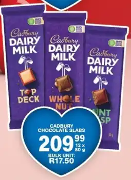 Giant Hyper Cadbury chocolate slabs offer