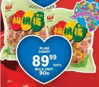 Giant Hyper Plum candy offer