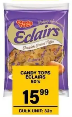 Giant Hyper Candy tops eclairs offer