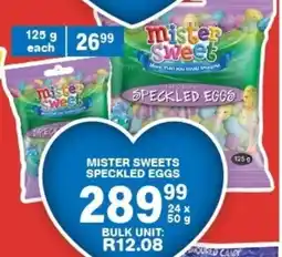 Giant Hyper Mister sweets speckled eggs offer