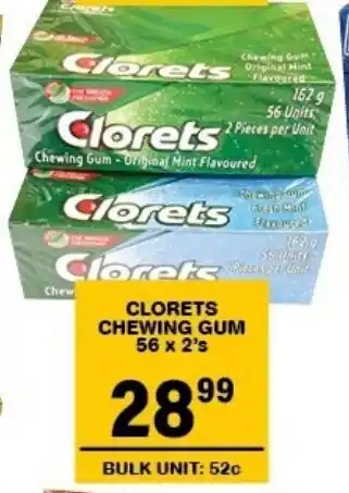 Giant Hyper Clorets chewing gum offer