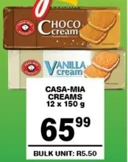 Giant Hyper Casa-mia creams offer