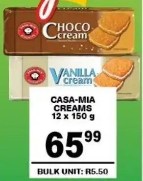 Giant Hyper Casa-mia creams offer