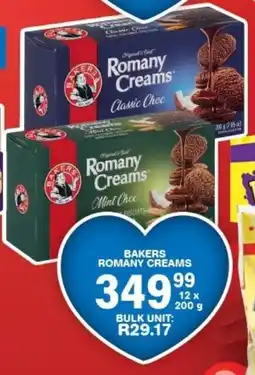 Giant Hyper Bakers romany creams offer