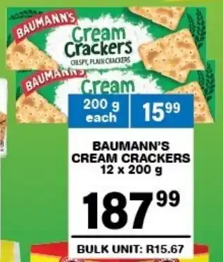 Giant Hyper Baumann's cream crackers offer