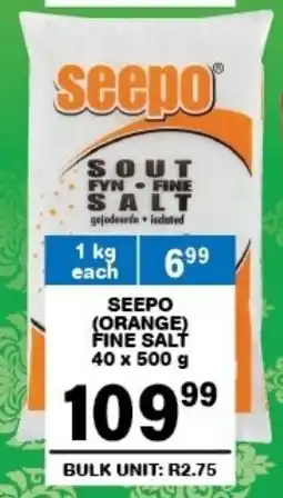 Giant Hyper Seepo (orange) fine salt offer