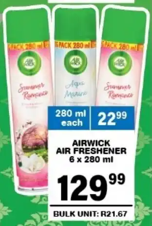 Giant Hyper Airwick air freshener offer