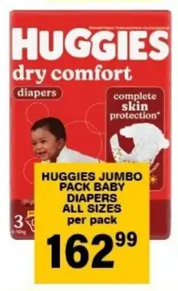 Giant Hyper Huggies jumbo pack baby diapers all sizes offer