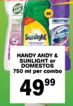 Giant Hyper Handy Andy & Sunlight or Domestos offer