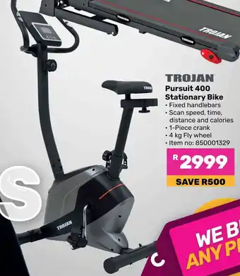 Game TROJAN Pursuit 400 Stationary Bike offer