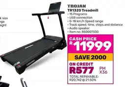 Game TROJAN TR1320 Treadmill offer