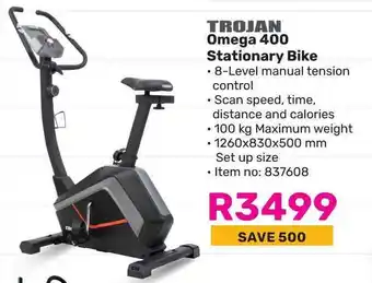 Game TROJAN Omega 400 Stationary Bike offer