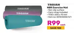 Game TROJAN NBR Exercise Mat offer