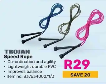 Game TROJAN Speed Rope offer