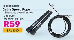 Game TROJAN Cable Speed Rope offer