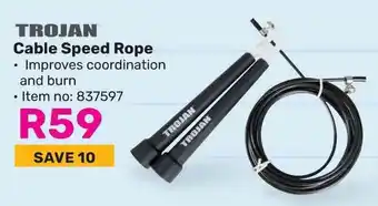 Game TROJAN Cable Speed Rope offer