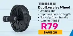 Game TROJAN Duo Exercise Wheel offer