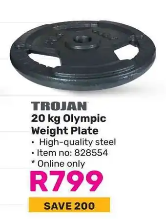 Game TROJAN Olympic Weight Plate offer