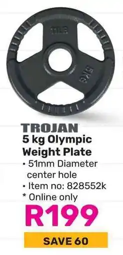 Game TROJAN Olympic Weight Plate offer