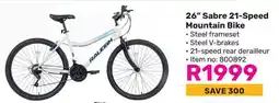 Game RALEIGH 26" Sabre 21-Speed Mountain Bike offer