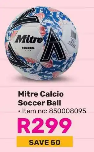 Game Mitre Calcio Soccer Ball offer