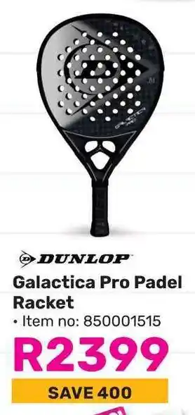 Game DUNLOP Galactica Pro Padel Racket offer