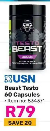 Game USN Beast Testo 60 Capsules offer