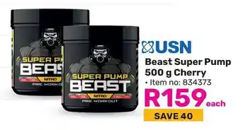 Game USN Beast Super Pump Cherry offer