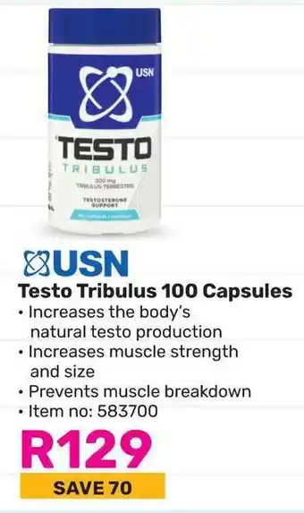 Game USN Testo Tribulus 100 Capsules offer