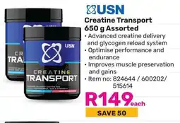 Game USN Creatine Transport Assorted offer