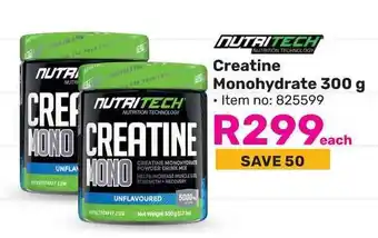 Game NUTRITECH Creatine Monohydrate offer