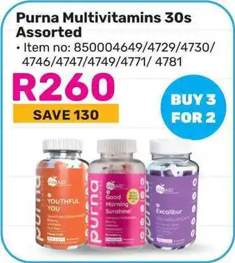 Game Purna Multivitamins Assorted offer