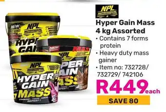 Game NPL Hyper Gain Mass Assorted offer