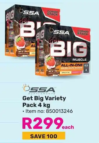 Game SSA Get Big Variety Pack offer