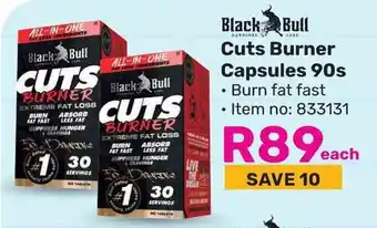 Game Black Bull Cuts Burner Capsules offer