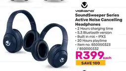 Game Volkano SoundSweeper Series Active Noise Cancelling Headphones offer